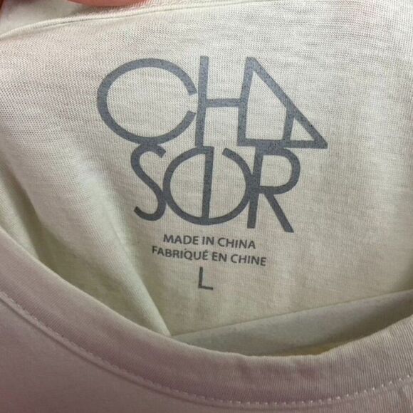 NWT Chaser Tacos Tacos Tacos Tank Muscle Tee Ivory Women’s Size Large - Picture 4 of 9